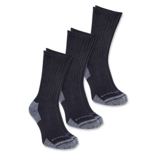 Carhartt - All Season Cotton Sock - 3 Pack - Black