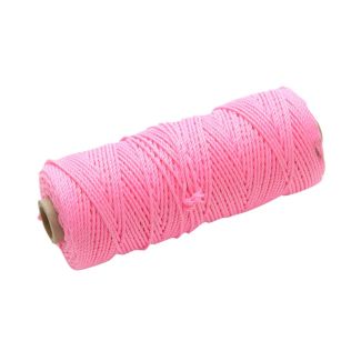 Hi-Vis Nylon Brick Line 100M - Pink