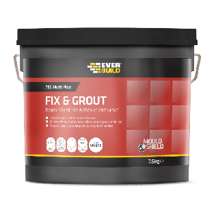 Everbuild - 703 Fix & Grout Tile Adhesive - 3.75kg