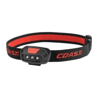 Coast Head Torch - Black 39 Lum Ipx4 High/Low & Red Flashing 9.30 Hr 