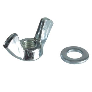 Forgefix Wing Nut & Washer M6 Zp (Pk Of 10) FORFPWING6