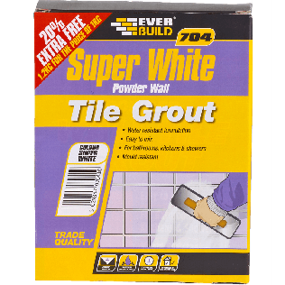 Wall Tile Grout Powder White 3kg