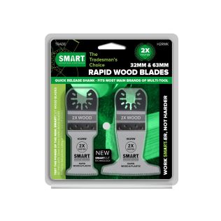 Smart Trade 2Pc Rapid Wood Blade Smartcut Set
