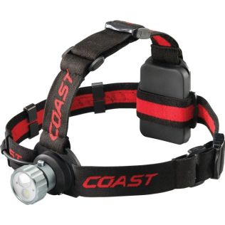Coast Head Torch - 400 Lum 28M Ipx4 Wide Angle Red First/White 3.30 Hr 