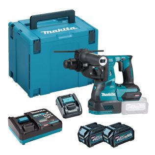 Makita HR003GD203 40v SDS+ Brushless Rotary Hammer Drill XGT Inc 2 x 2.5AH Batteries & Charger