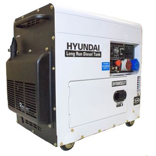 Hyundai DHY8000SELR-T 6kW 3-phase Silent Long Run Diesel Generator