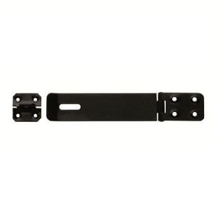 Safety Hasp And Staple 150mm Epoxy Black