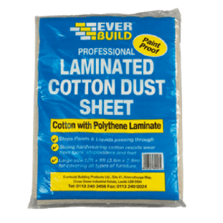 Dust Sheet Cotton Laminated