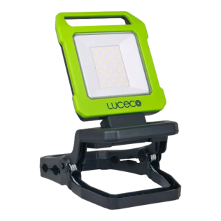 Luceco - Rechargeable Folding Clamp Work Light 1000LM 9W 6500K