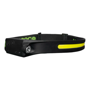 Luceco - Flexable Headtorch with Motion Sensor 350lm+150lm (Rechargeable)