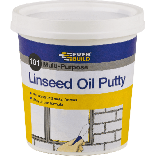 Everbuild - 101 Multi Purpose Linseed Oil Putty - Natural 2kg