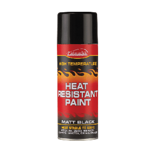 Heat Resistant Paint Aerosol Matt Black 400ml