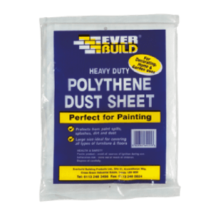 Everbuild Polythene Dust Sheet 12' X 9'