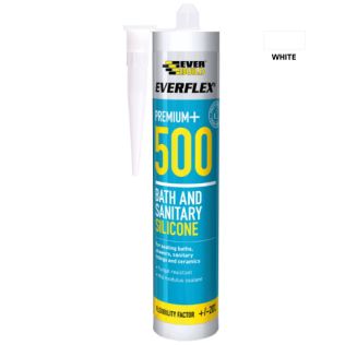 Everflex 500 Bath & Sanitary Silicone C3 White