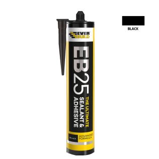 Everbuild - Eb25 Sealant & Adhesive 300ml - Black
