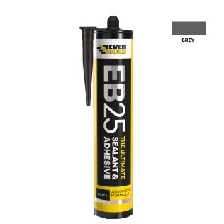 Everbuild - EB25 Sealant & Adhesive 300ml - Grey