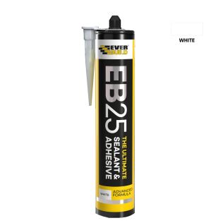Everbuild - Eb25 Sealant & Adhesive 300ml - White