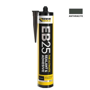 Everbuild - Eb25 Sealant & Adhesive 300ml - Anthracite