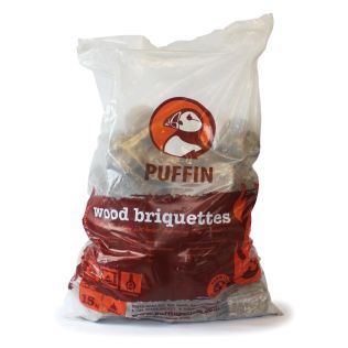 Puffin - Wood Briquettes 15kg Bag