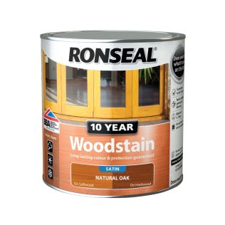 Ronseal 10Yr Woodstain Natural Oak 2.5L