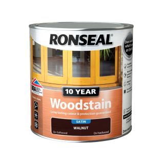 Ronseal 10Yr Woodstain Walnut 2.5L