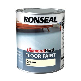 Ronseal Diamond Hard Floor Paint Cream 750ml