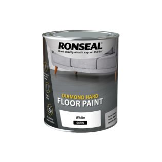 Ronseal Diamond Hard Floor Paint White 750ml