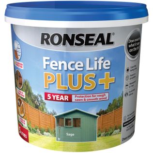 Ronseal Fencelife Plus - Sage - 5Ltr