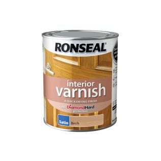Ronseal Interior Satin Varnish Birch 750ml