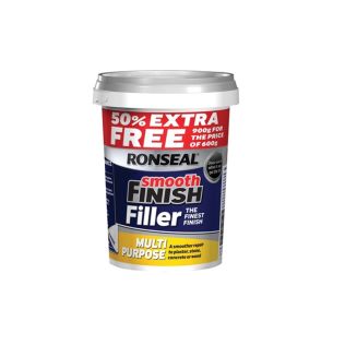 Ronseal Multipurpose Ready Mixed Filler White 600g +50%