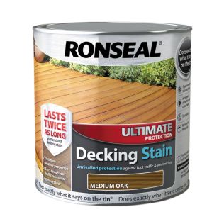 Ronseal Ultimate Protection Decking Stain Medium Oak 2.5L