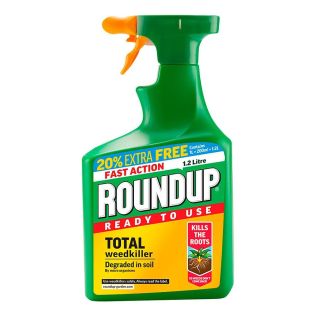 Roundup Fast Action Ready to Use Weedkiller 1.2L Trigger