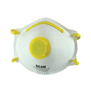 Disposable Dust Mask Valved Moulded Ffp1 3Pc