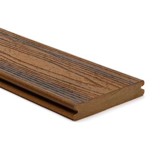 Trex Transcend Grooved Composite Deck Board 25mm X 140mm X 4.88M Spiced Rum