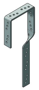 Standard Galvanised Restraint Strap ( Twist ) 1000mm - Each
