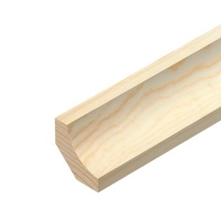 Cheshire Moulding Scotia 12mm X 12mm X 2.4M Pine