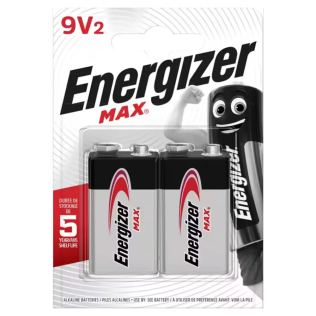 Energizer Batteries 9V - 2pk