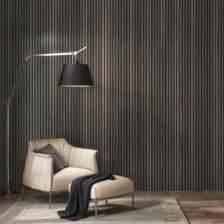 Cheshire Moulding Acoustic Wall Panel - Smoked Oak 2400x605x22mm (WPKT11)