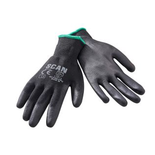 Scan - Black PU Gloves (Pack of 5)
