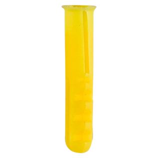 Yellow Plastic Plug (Pack Of 50)