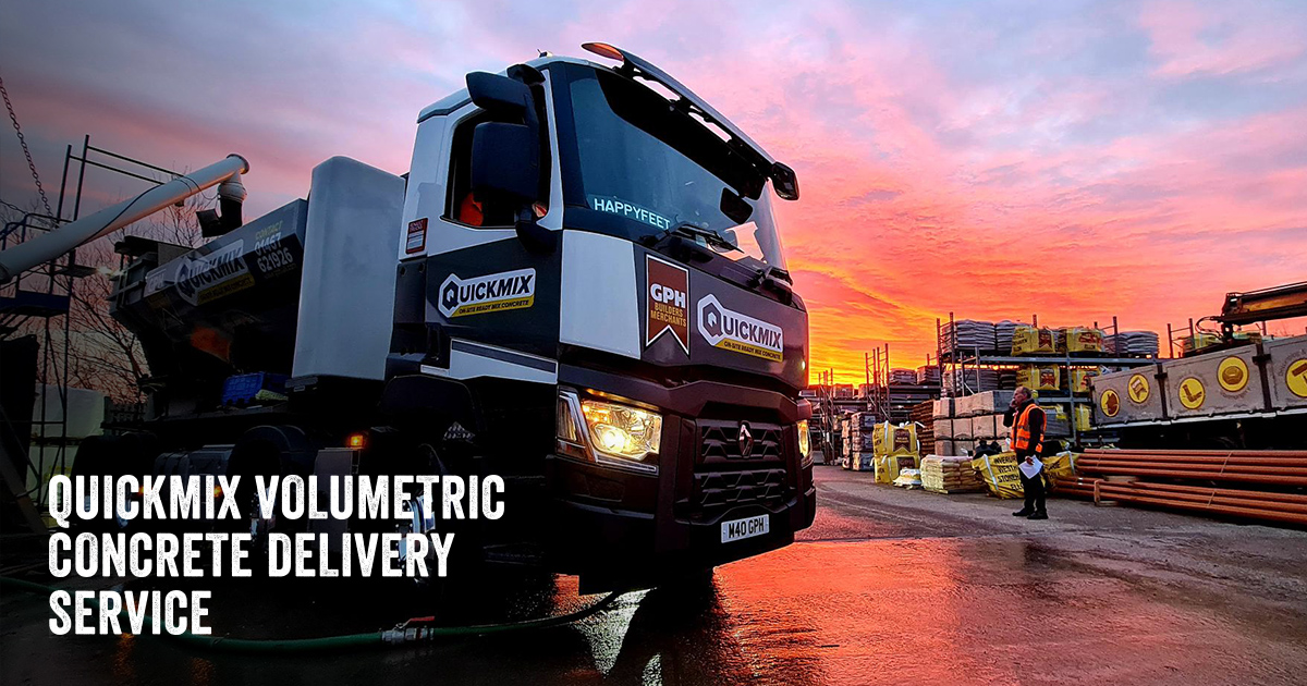 Quickmix Volumetric Concrete Delivery Service