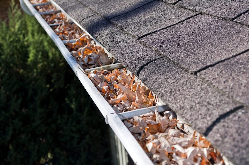 how to clear gutters