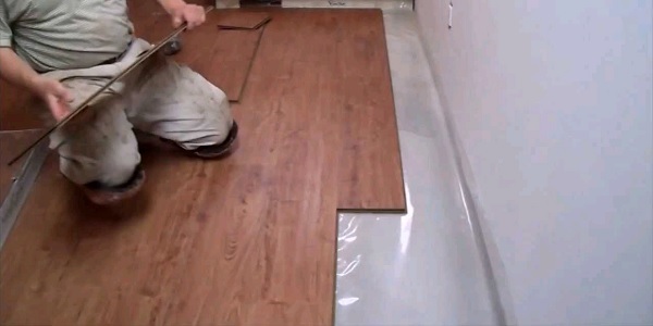 Laying floorboards