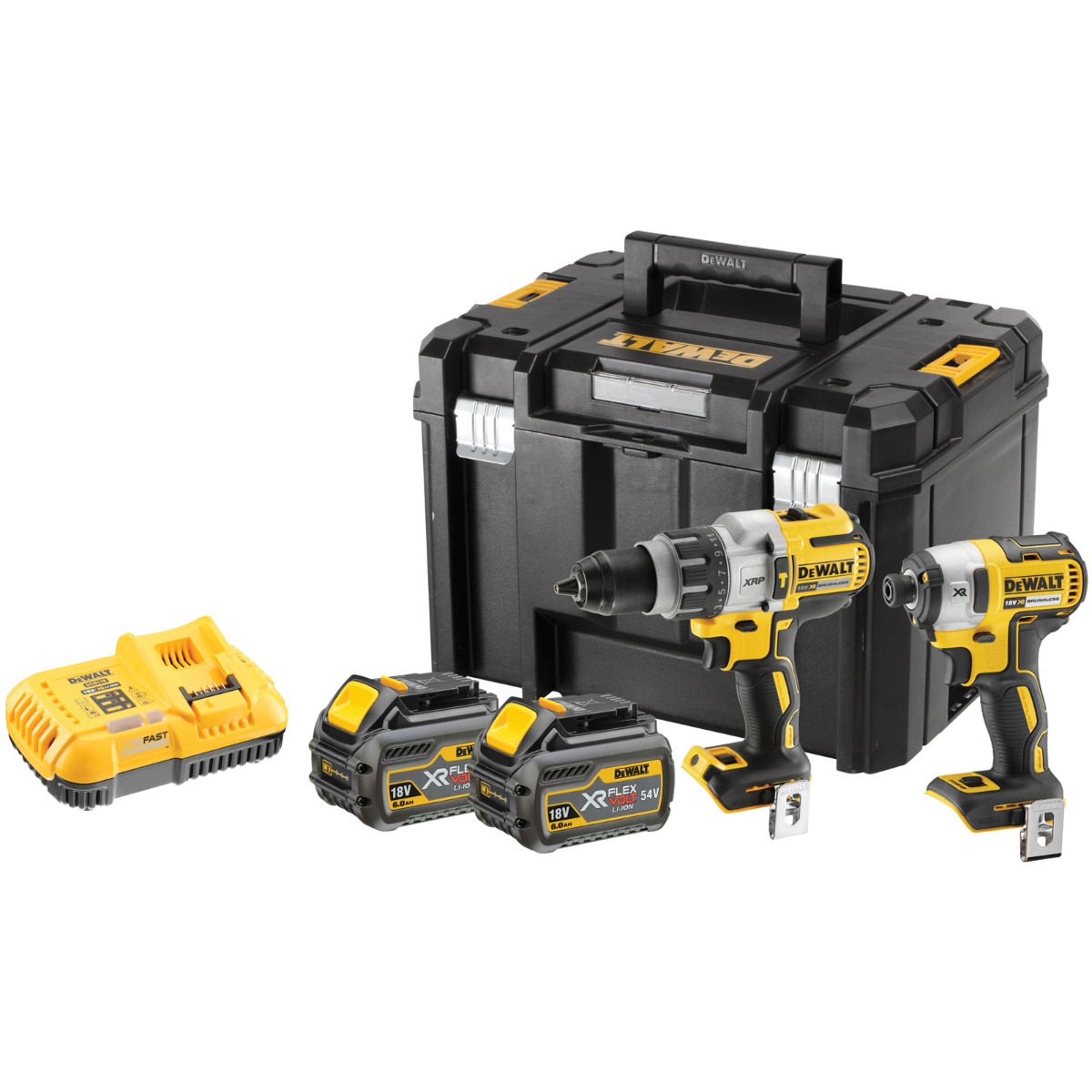 Dewalt combi best sale impact set